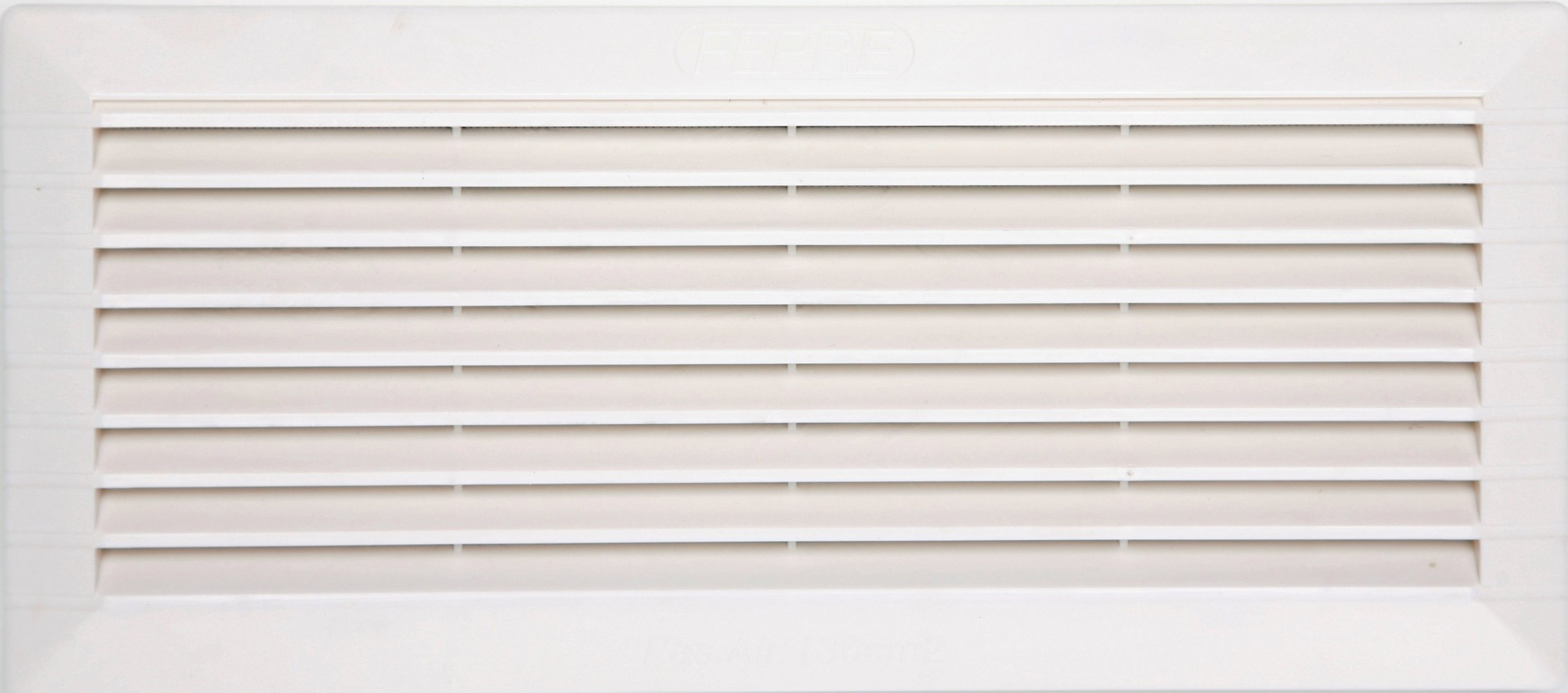 Grille d'aération abs naturel, L.13.5 x l.30.4 cm