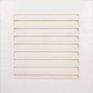 Grille d'aération abs naturel, L.14 x l.14 cm