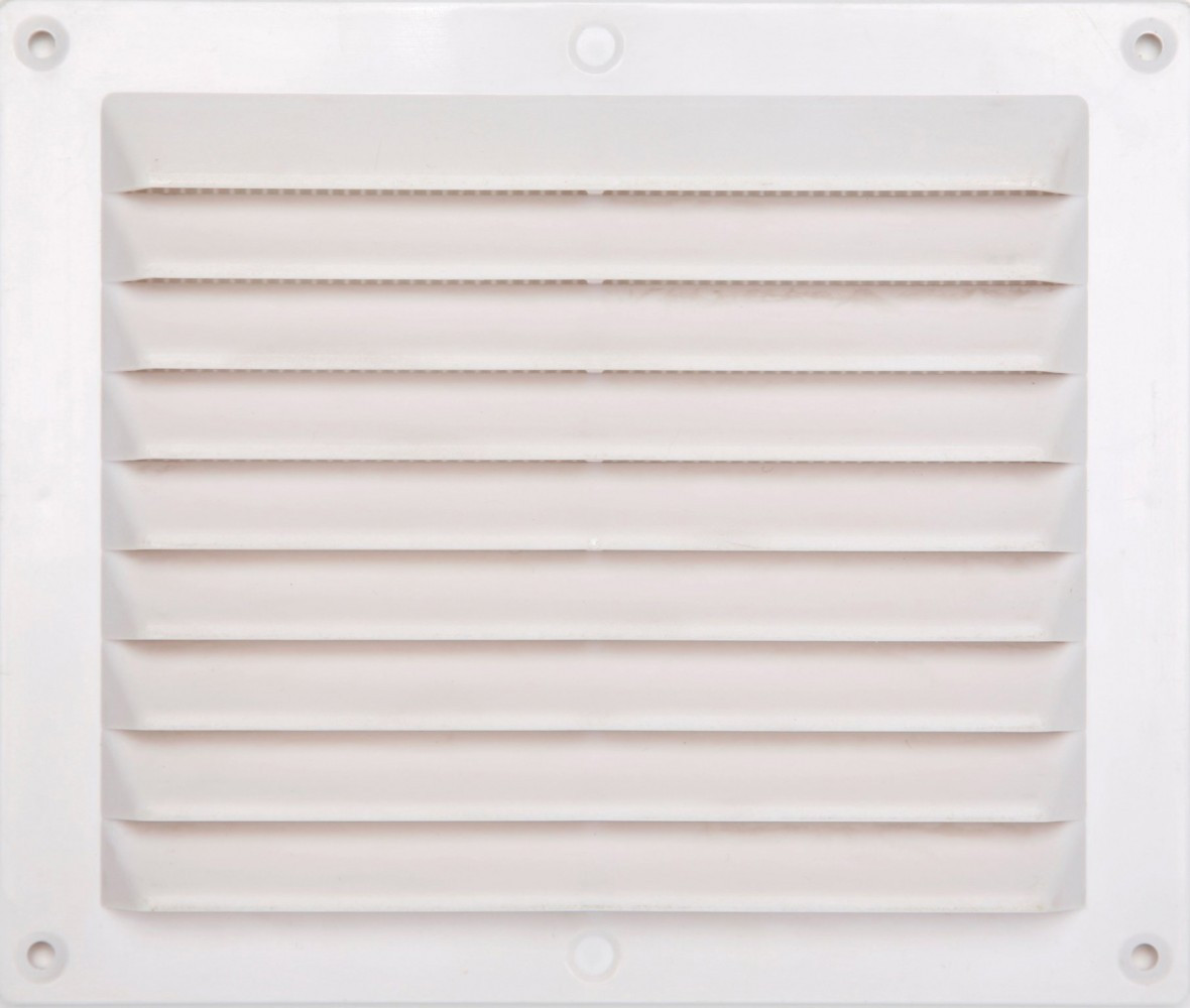 Grille d'aération abs naturel, L.14.6 x l.17.5 cm