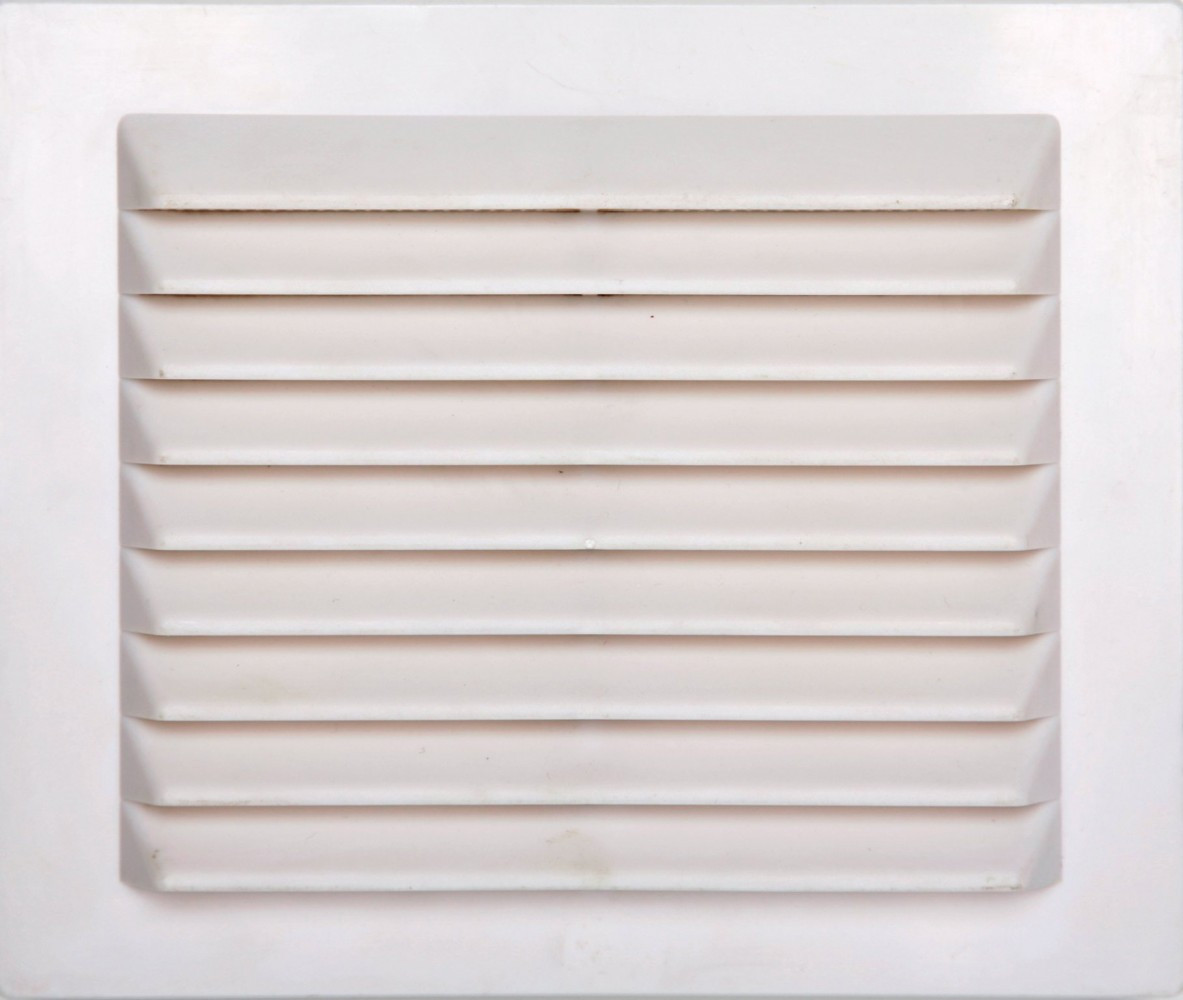 Grille d'aération abs naturel, L.15.5 x l.18.3 cm