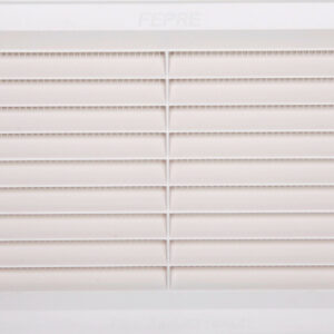 Grille d'aération abs naturel, L.16.5 x l.26 cm