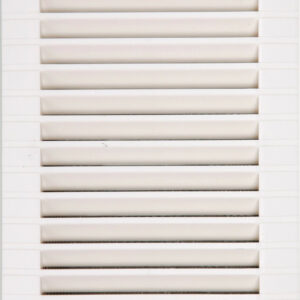 Grille d'aération abs naturel, L.23 x l.13.5 cm