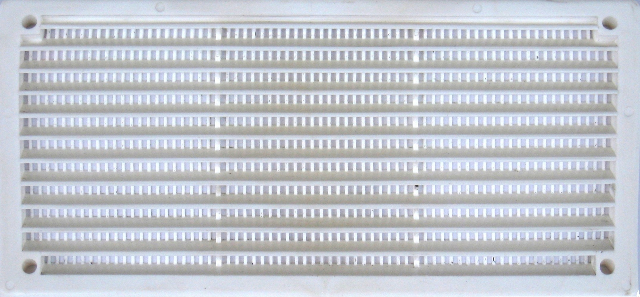 Grille d'aération abs naturel, L.8.6 x l.16.5 cm