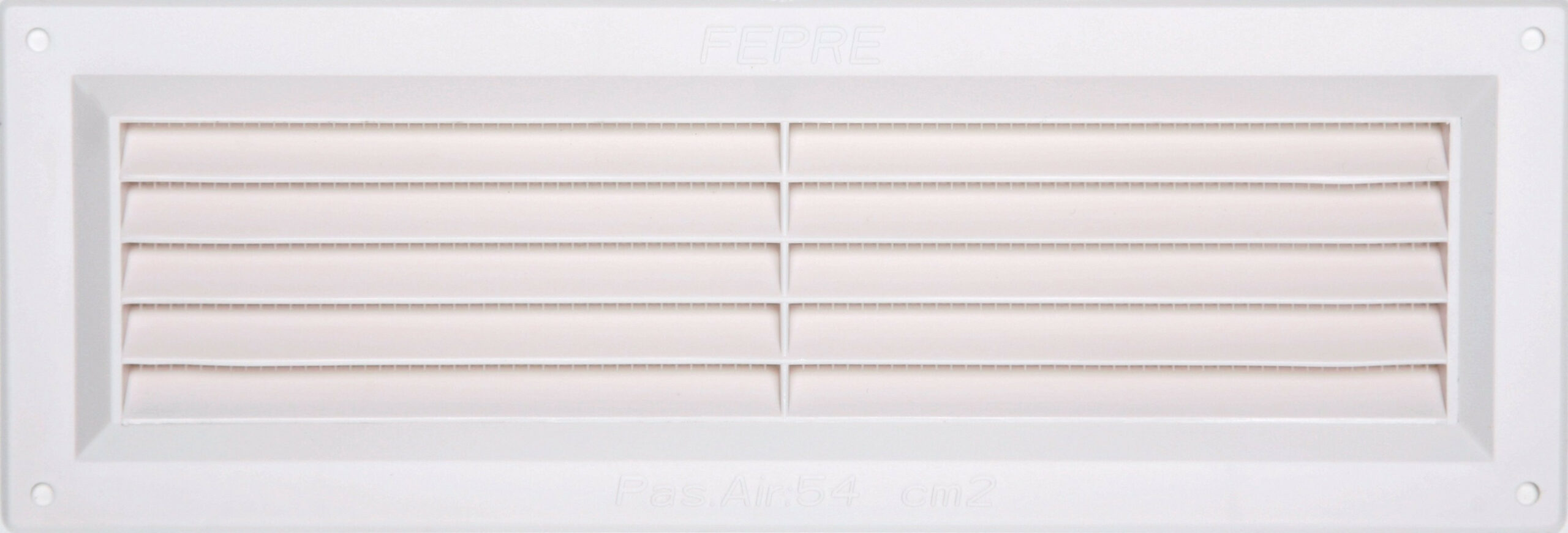 Grille d'aération abs naturel, L.9 x l.26 cm