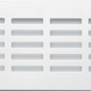 Grille d'aération aluminium anodisé, L.30 x l.8 cm