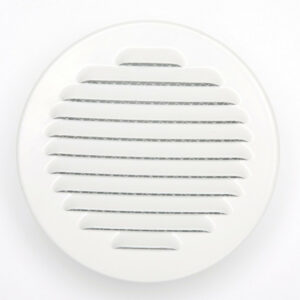 Grille d'aération aluminium laqué Diam.12.5 cm