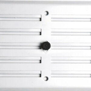Grille d'aération aluminium laqué, L.13 x l.17 cm