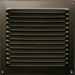 Grille d'aération aluminium laqué, L.15 x l.15 cm