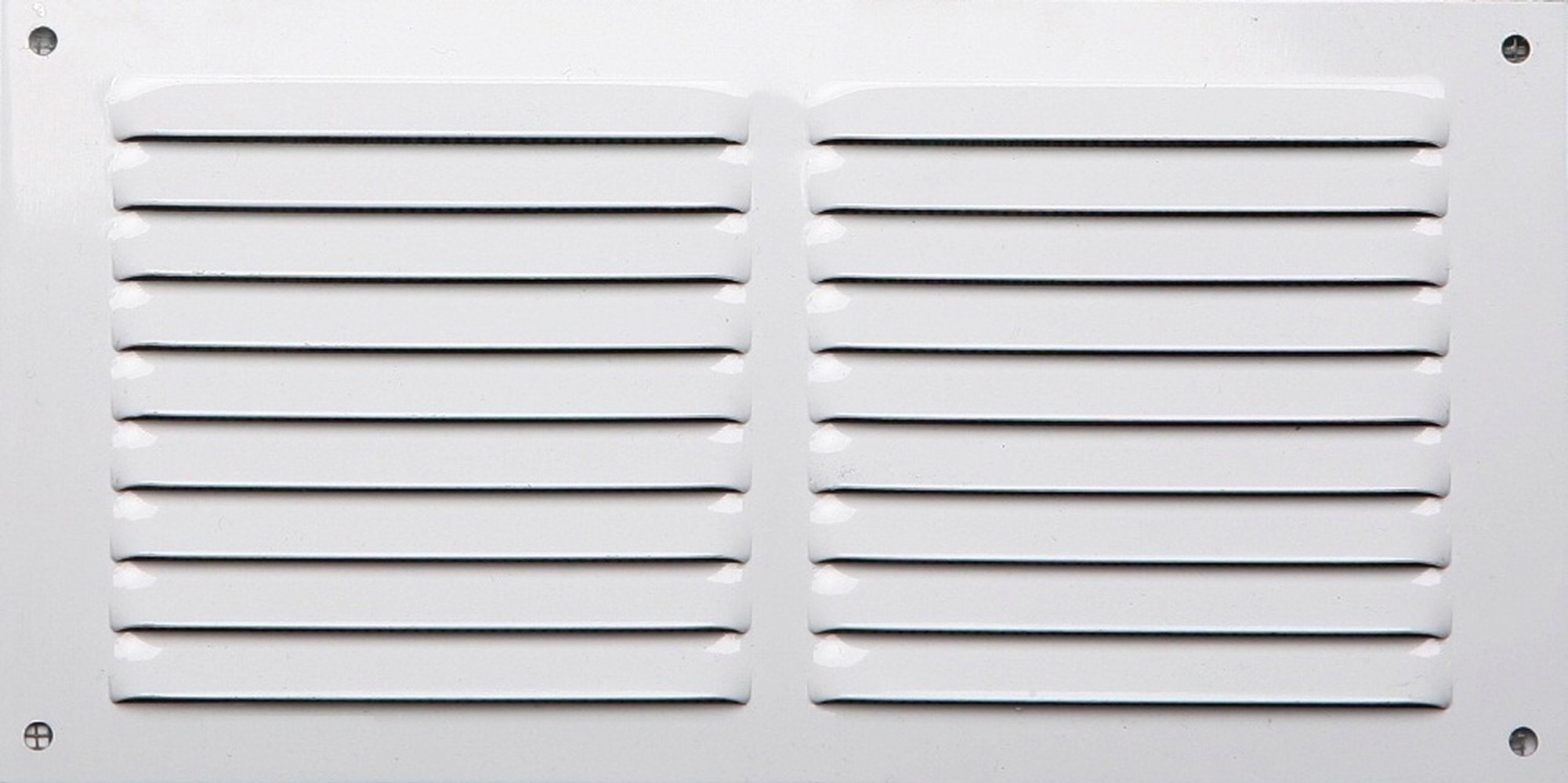 Grille d'aération aluminium laqué, L.15 x l.30 cm