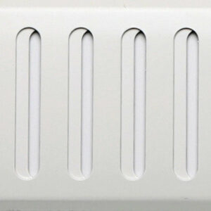 Grille d'aération aluminium laqué, L.24 x l.7 cm