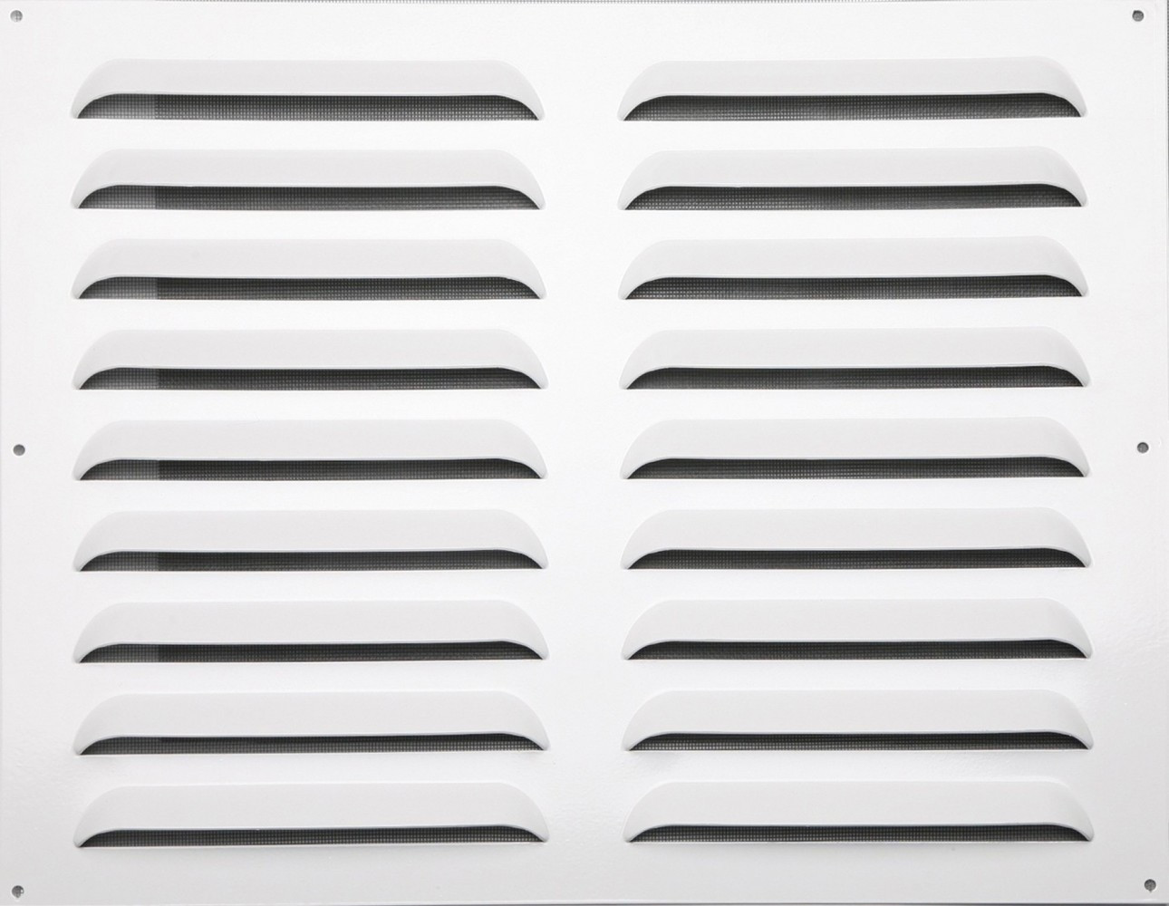 Grille d'aération aluminium laqué, L.40 x l.50 cm