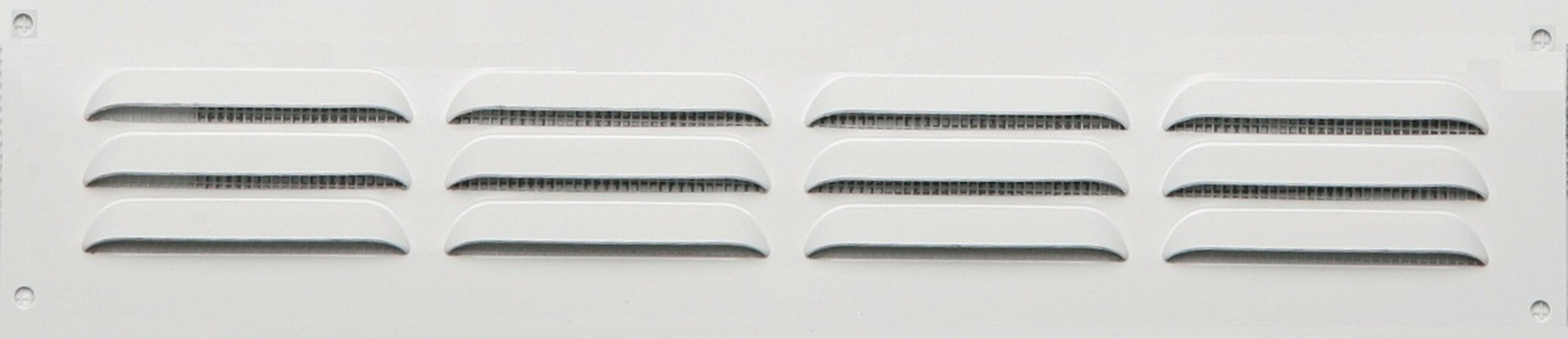 Grille d'aération aluminium laqué, L.5 x l.24 cm