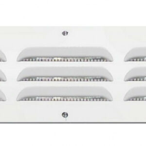 Grille d'aération aluminium laqué, L.5 x l.40 cm
