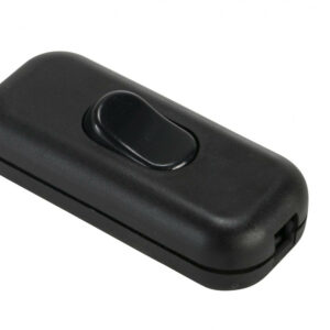 Interrupteur interrupteur noir, 2 A, 500 W maxi