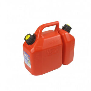 Jerrican double usage qualité pro d’une contenance de 2,25 + 6 litres
