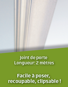 Joint d'étanchéité longue lèvre, 200 cm