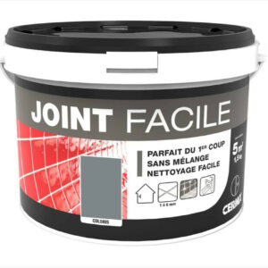 Joint pâte carrelage CERMIX gris moyen 1.5 kg, 5 m² Joint faicle gris moyen 5m²