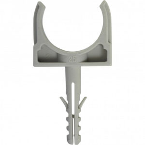 Lot de 10 clips et chevilles, Diam.25, L.65 mm