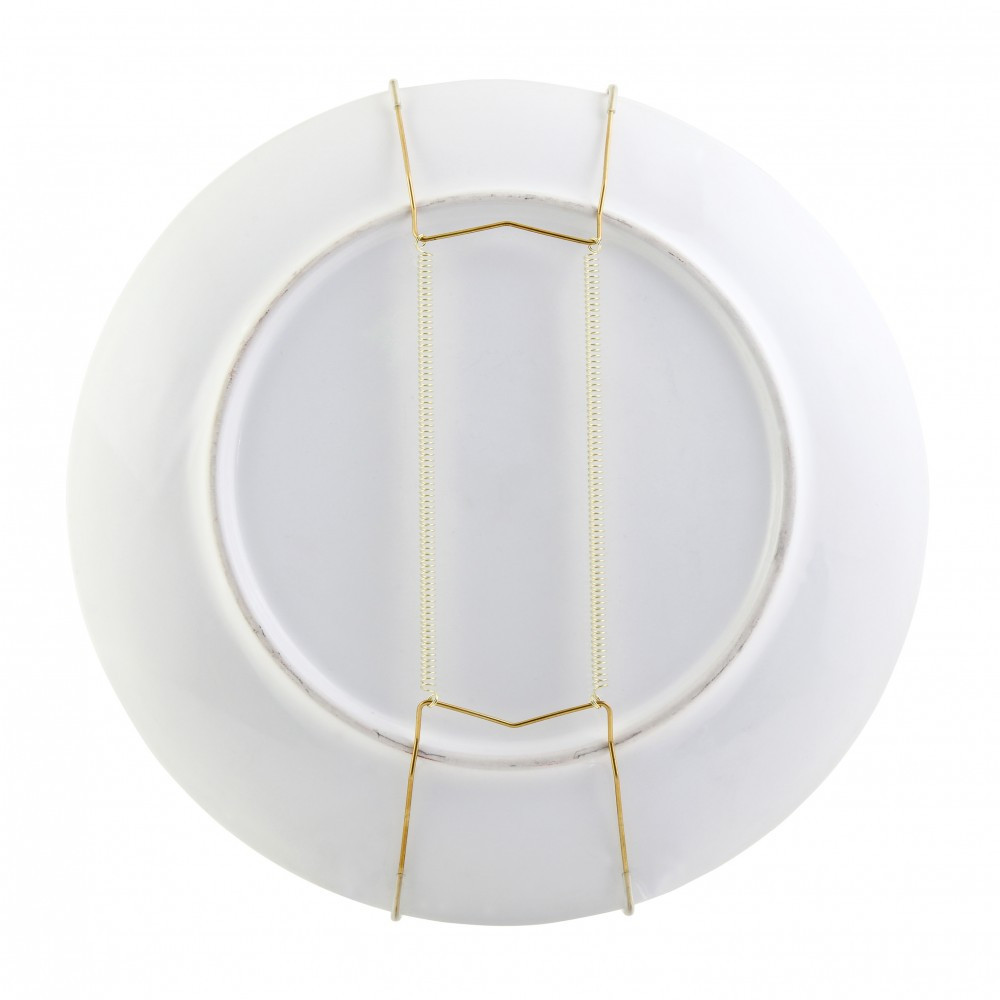 Lot de 2 fixe-assiettes fixe- assiette à ressort LE CROCHET FRANCAIS