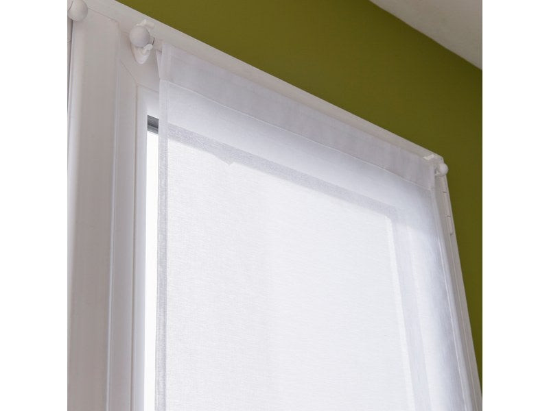 Lot De 2 Supports Autoserrant Barre De Vitrage, 10 Mm Blanc Satiné