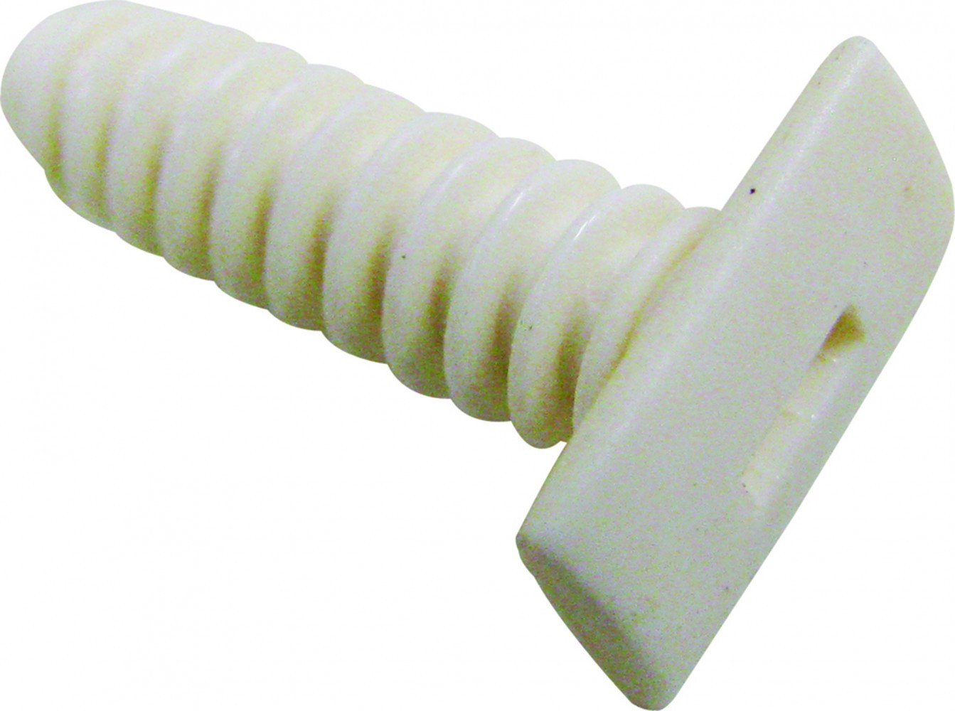 Lot de 20 chevilles pour goulotte ou moulure blanc pour moulure, H.100 x P.1 cm