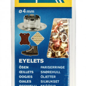 Lot de 20 oeillets acier Diam.4