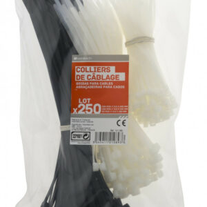 Lot de 250 colliers, Diam.25 à 50 mm, L.100, 140 ou 180mm mm