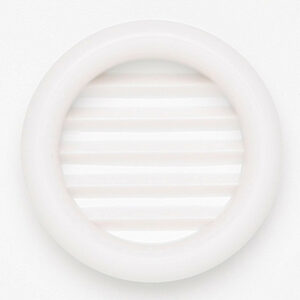 Lot de 4 grilles d'aération abs naturel Diam.4 cm