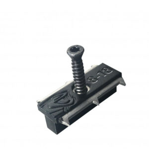Lot de 95 clips + 5 clips départ/fin pour lames Luxia bois alu, 4 m²
