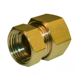 Manchon biconique laiton F 12 x 17 pour tube en cuivre