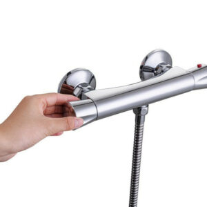 Mitigeur Thermostatique De Douche Réglable, Mâle / Femelle Laiton
