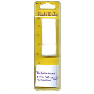 Ourlet thermocollant polyamide, blanc