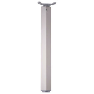 Pied de table TA001 710/60x60mm imitation inox - réglable