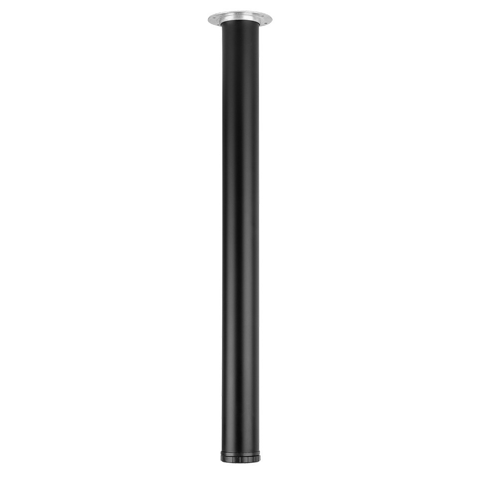 Pied de table TS001 710/60mm noir mat - réglable