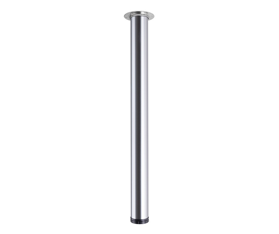 Pied de table TS001 820/60mm inox - réglable