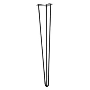 Pied de table TS003 710mm noir mat