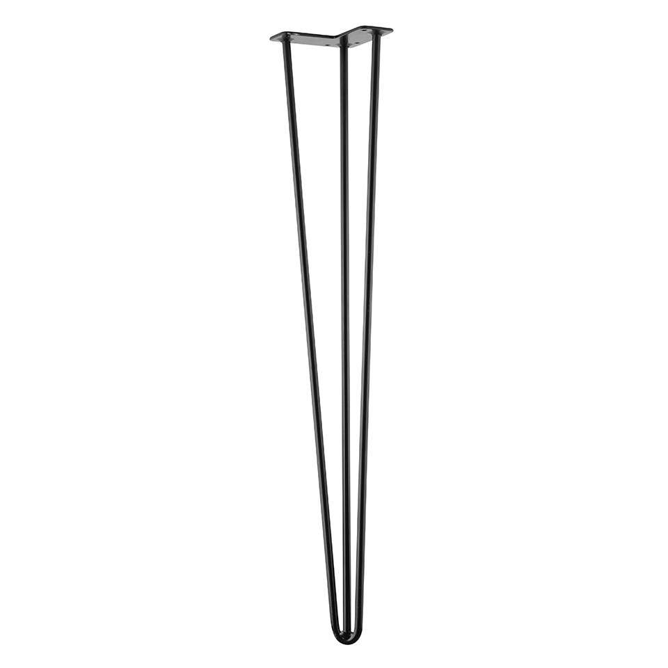 Pied de table TS003 710mm noir mat