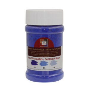 Pigment poudre Malle aux couleurs bleu des caraïbes 250 ml