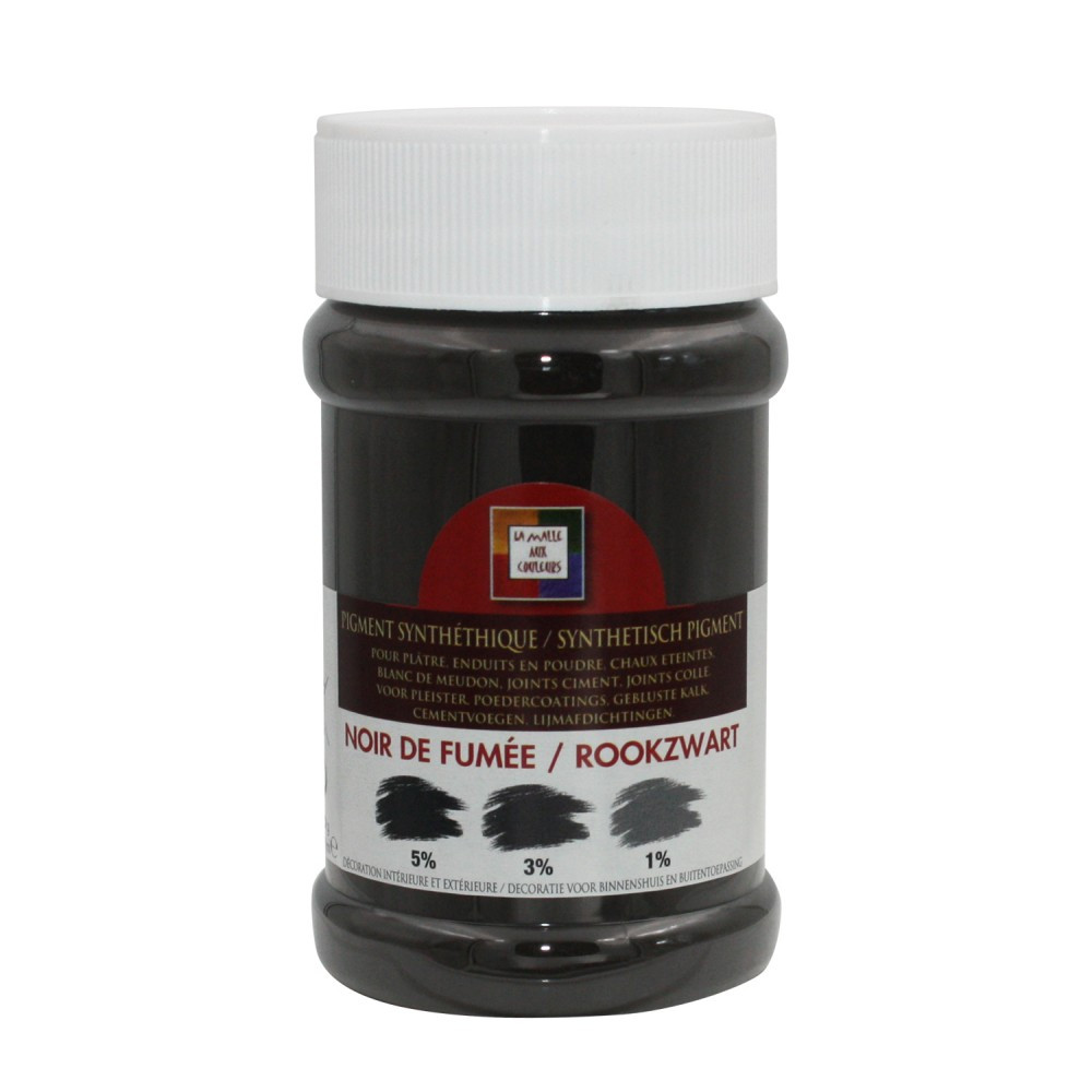 Pigment poudre Malle aux couleurs noir de fumée 250 ml