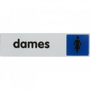 Plaque dames en plexiglass