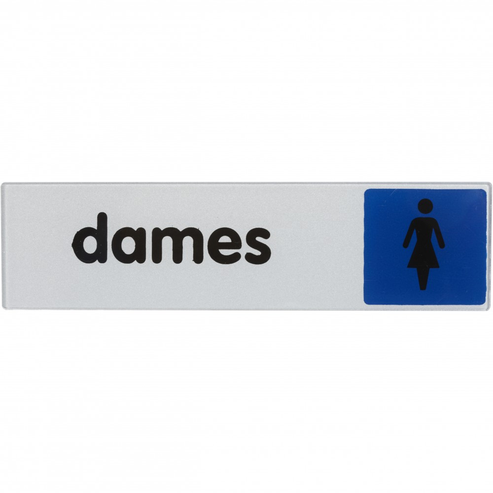 Plaque dames en plexiglass