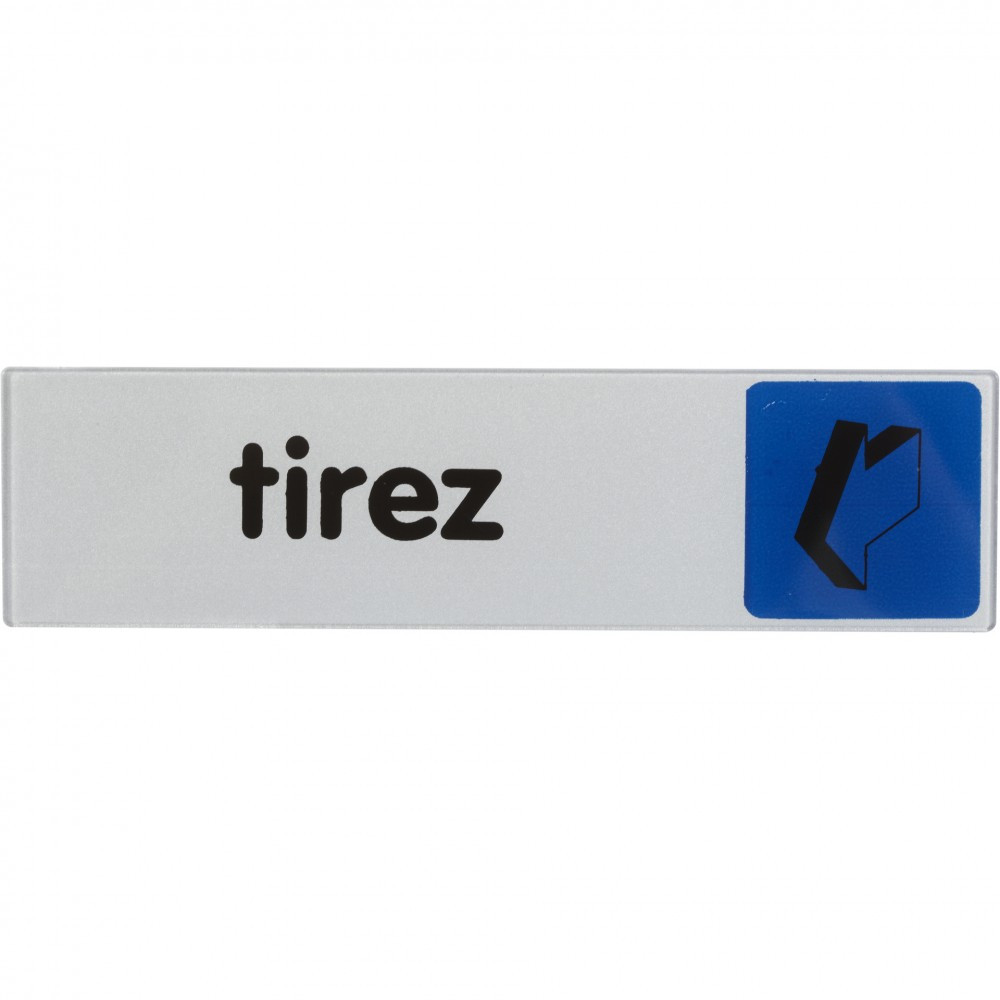 Plaque tirez en plastique