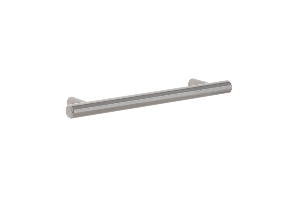 Poignée de meuble Barre de traction 192/232 nickel brossé + vis