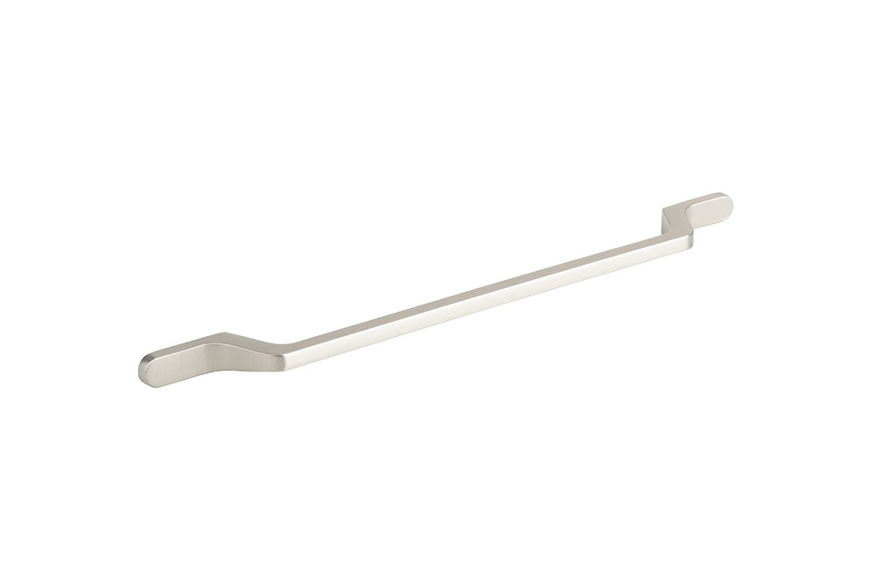 Poignée de meuble Mount 128 nickel brossé