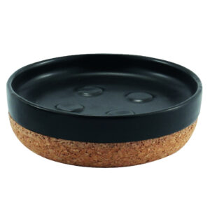 Porte-savon céramique Odemira, noir