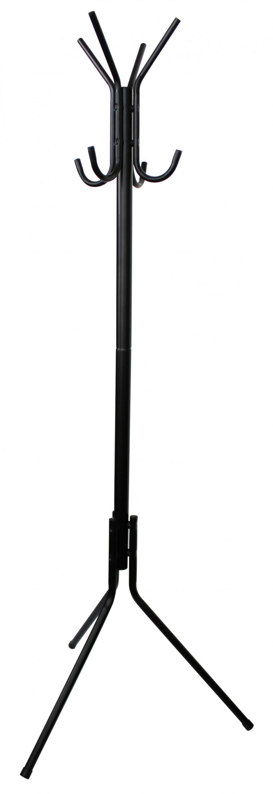 Portemanteau BOX & BEYONG Ara 8 patères, sur pied, acier, noir