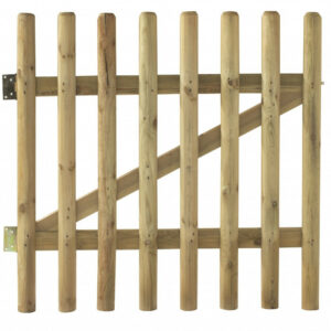 Portillon battant Buffalo, l.100 x H.100 cm, naturel