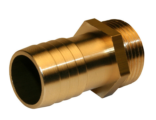 Raccord strié à compression laiton M 15 x 21 pour tube en per