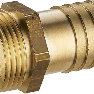 Raccord strié à compression laiton M 26 x 34 pour tube en polyéthylène