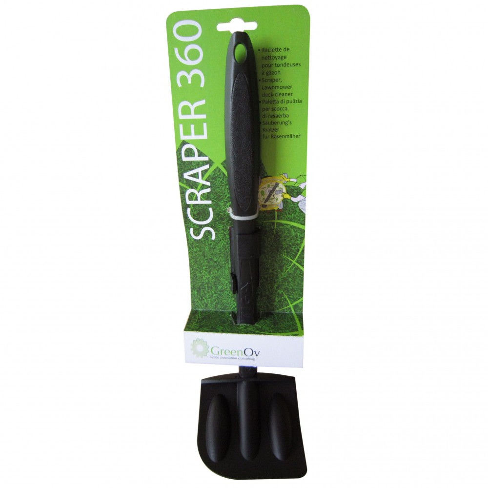 Raclette de nettoyage SCRAPER 360 pour carters de tondeuses
